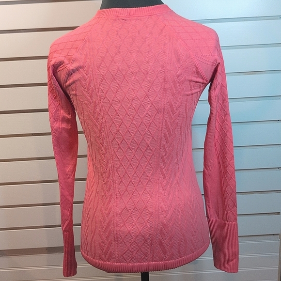 Lululemon Rest Less Pullover Flash Light Tone / Flash Light Tone Pink EUC Size 6 - Picture 4 of 7